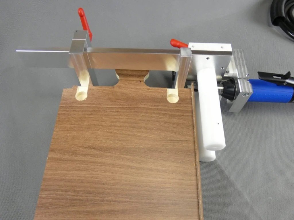 Bündigfräser am Werkstück